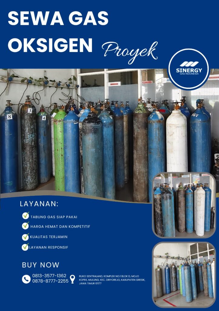 SEWA GAS OKSIGEN PROYEK MURAH GRESIK 081335771362