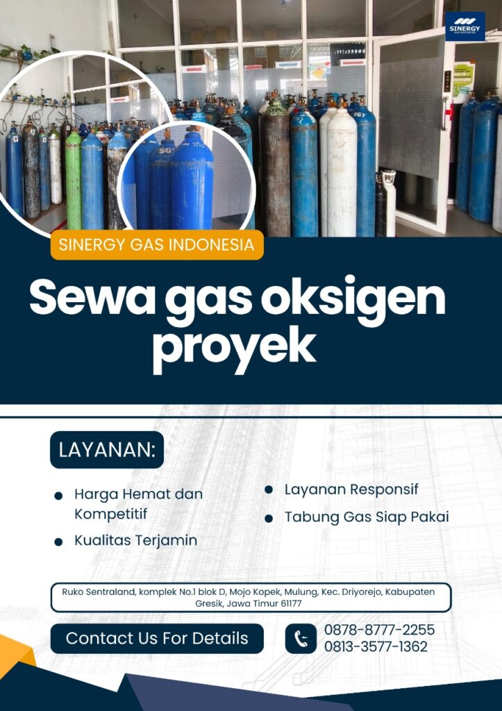SEWA GAS OKSIGEN PROYEK MURAH GRESIK 081335771362