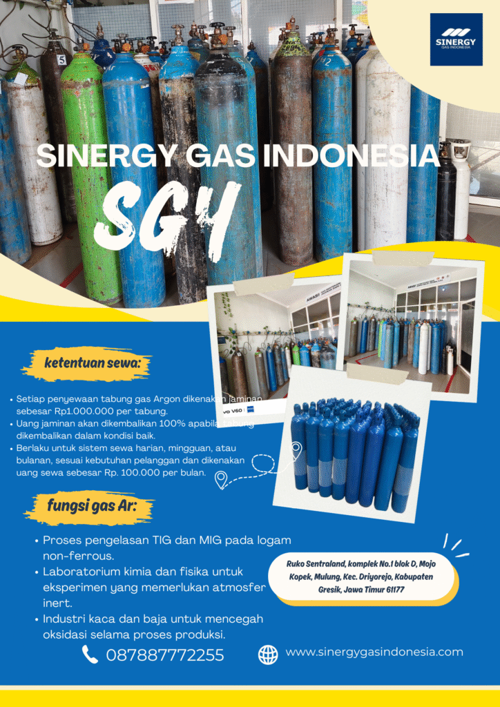 Sewa Tabung Gas Argon Murah di Bungah Langsung Kirim 081335771362 